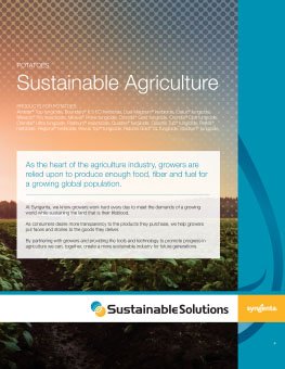 Sustainable Agriculture Potato Brochure